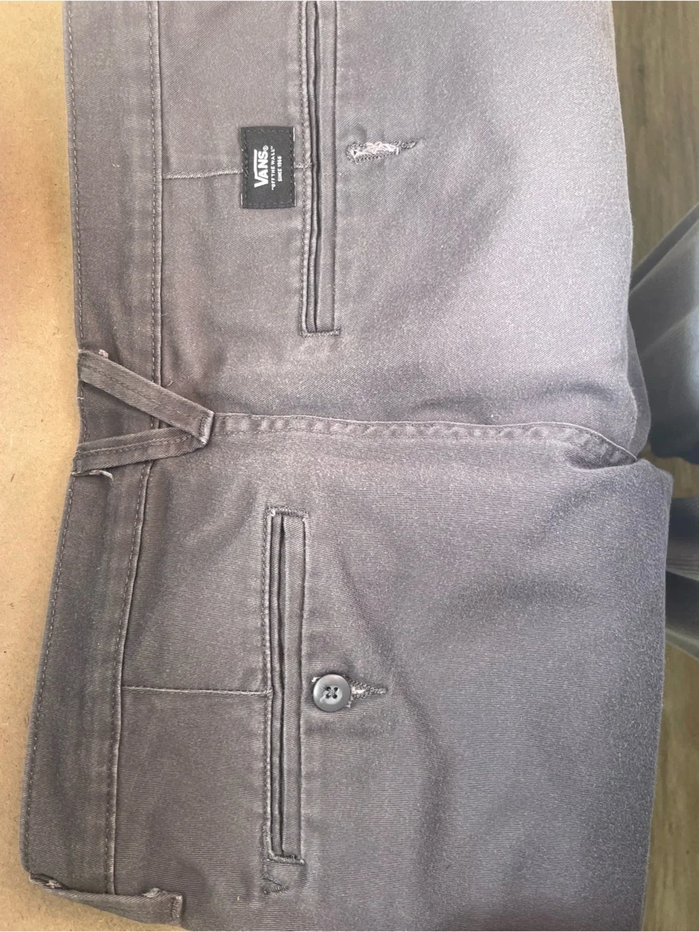Vans Men's Gray Slim Chinos